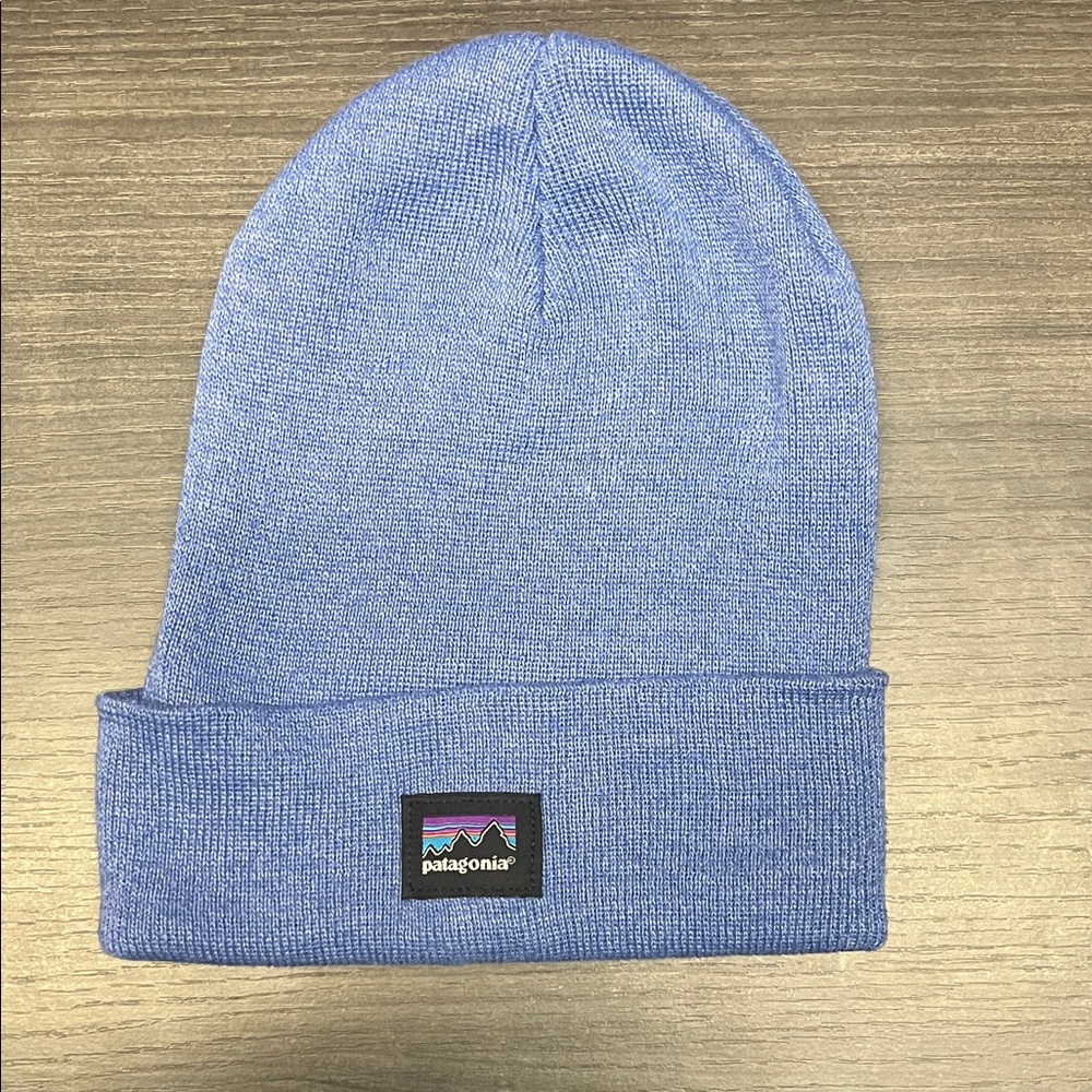 Patagonia Blue Knit Beanie